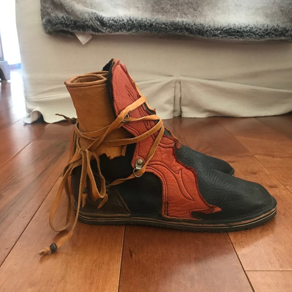 Handmade Leather Mocassin Boots